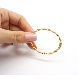 Bracciale BIMBO o BIMBA rigido satinato e Lucido