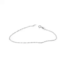 Bracciale Singapore oro bianco