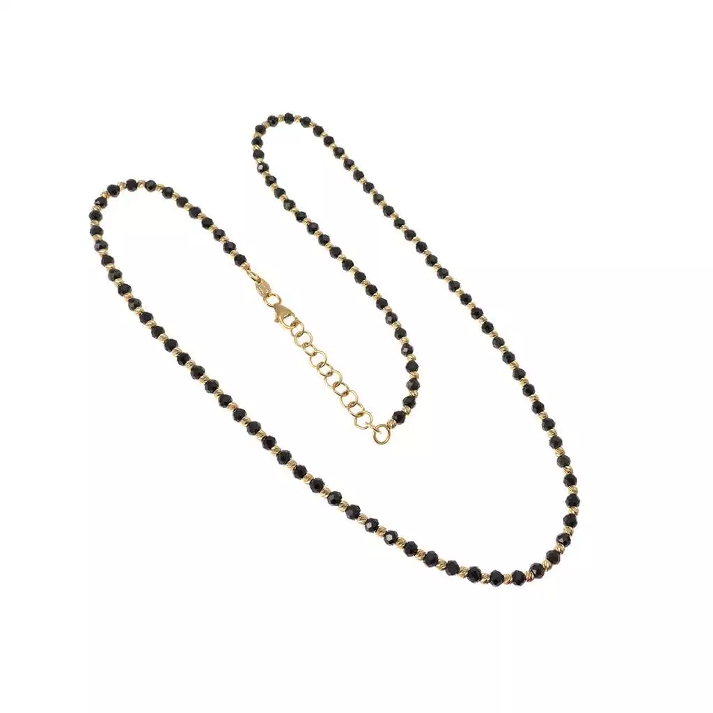 Black spheres Necklace
