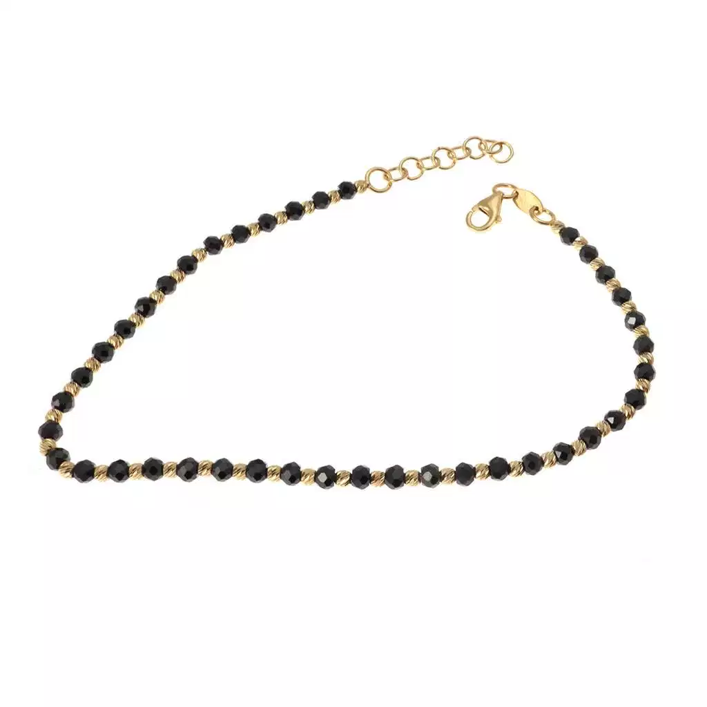 Bracciale sfere nere