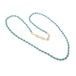 Collana Girocollo sfere turchese