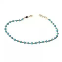 Bracciale sfere turchese