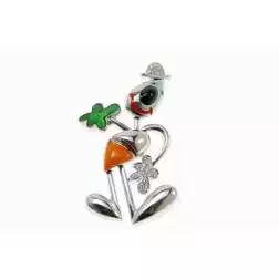 Clown Palmone Barefoot Pendant