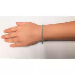Bracciale sfere turchese