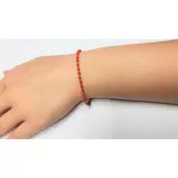Bracciale sfere rosse