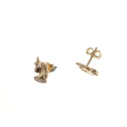 Unicorn-shaped earrings
