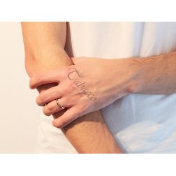 Fede Comoda Oro Rosa 3.5mm UNOAERRE foto indossata uomo