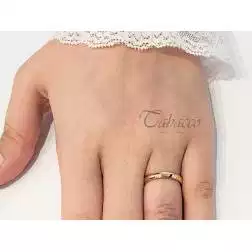 Fede Classica 4gr UNOAERRE foto indossata donna