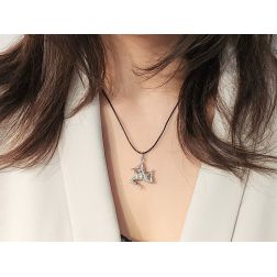 Trinacria in White Gold Pendant
