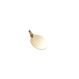 Medaglia ciondolo cicogna oro giallo 18 kt