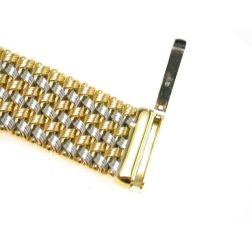 V-shaped braided bracelet Bicolor
