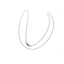 Collana Forzatina in oro bianco 40cm