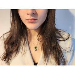 Photo of worn Snail on Leaf Pendant