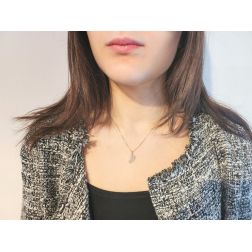 Footprint Charm rose gold