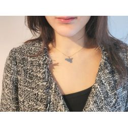 Ciondolo Sicilia in Oro bianco - Piccolo
