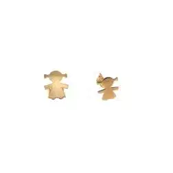 baby-girl earrings in 18kt yellow gold