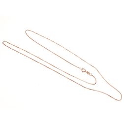 Necklace Veneta 45cm 0.65mm 18kt rose gold