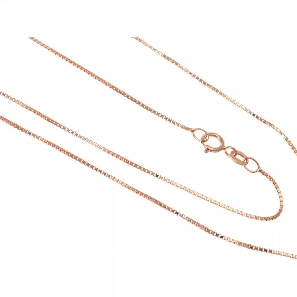 Girocollo Veneta 45cm 0,65mm in Oro Rosa