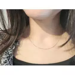 Girocollo Veneta 45cm 0,65mm in Oro Rosa