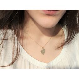 Footprints Charm Yellow Gold