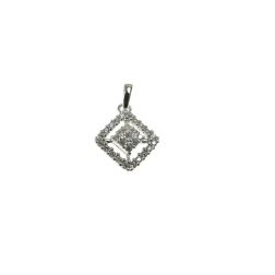 Rhombus charm with zircons