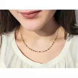 Collana Girocollo Cubi 3 colori foto indossata