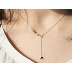 Collana Girocollo Cubi 3 colori foto indossata retro