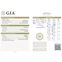Diamante Certificato GIA 0.90 F IF
