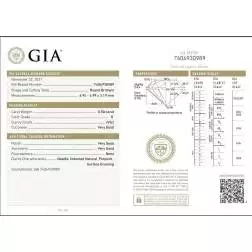 Diamante Certificato GIA 0.50 D VVS2