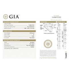 Diamante Certificato GIA 0.50 D VVS1