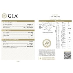 Diamante Certificato GIA 0.90 D VS1