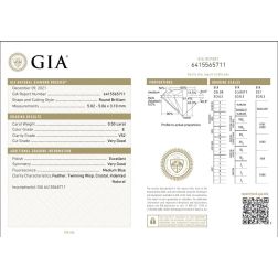 Diamante Certificato GIA 0.50 E VS2
