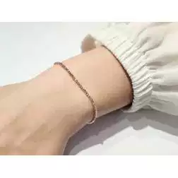 Bracciale sfere diamantate sfaccettate oro rosa 18kt
