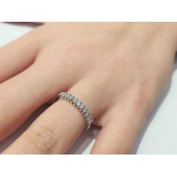 11 diamonds veretta ring - 2,70mm photo of worn