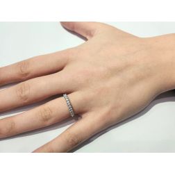 11 diamonds veretta ring - 2,70mm photo of worn