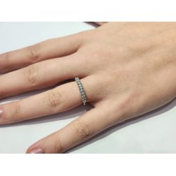11 diamonds veretta ring - 2,70mm photo of worn