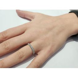 11 diamonds veretta ring - 2,70mm photo of worn