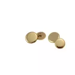 Gemelli Tondi doppi in oro giallo 18kt