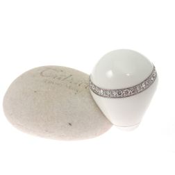 Anello Cupola Bianca Oro Bianco e Diamanti