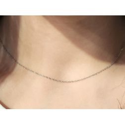 Singapore White Gold Necklace