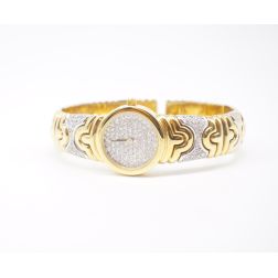 Tabacco Luxury Pavé Watch