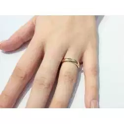 Fede Passione 4.4mm Oro Giallo