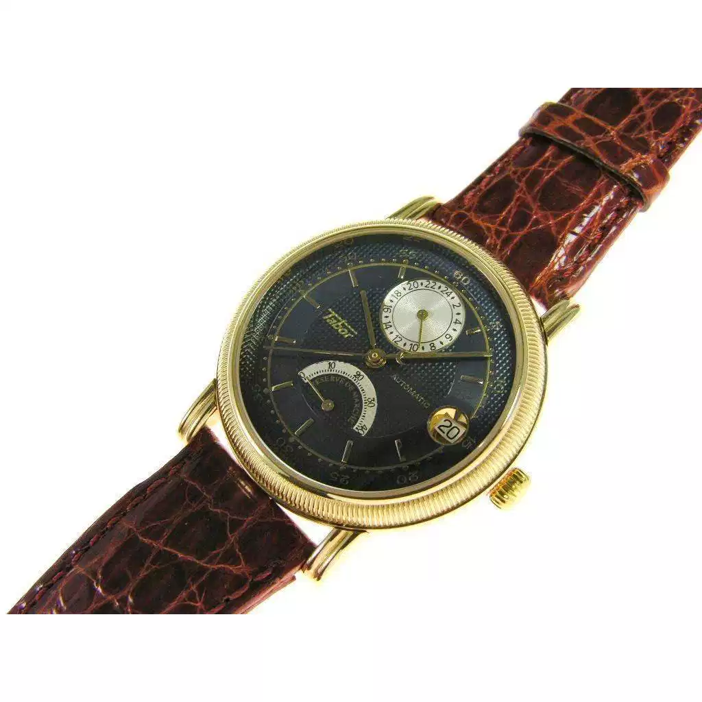 Tabor Dual Time / GMT with Power Reserve, Unisex, Time-Only, Automatic