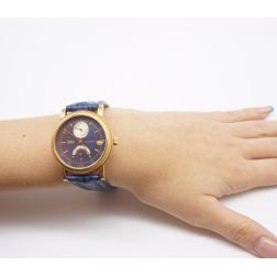 Tabor Dual Time/GMT con Riserva di Carica, Unisex, Solo Tempo, Automatico