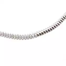 Semi-rigid Navette Diamonds Necklace