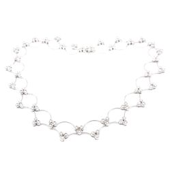 Multi-flower necklace