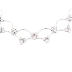 Collana multi-flower diamanti