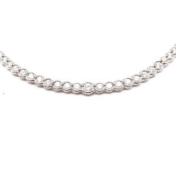 Collana Tennis Circle Diamanti