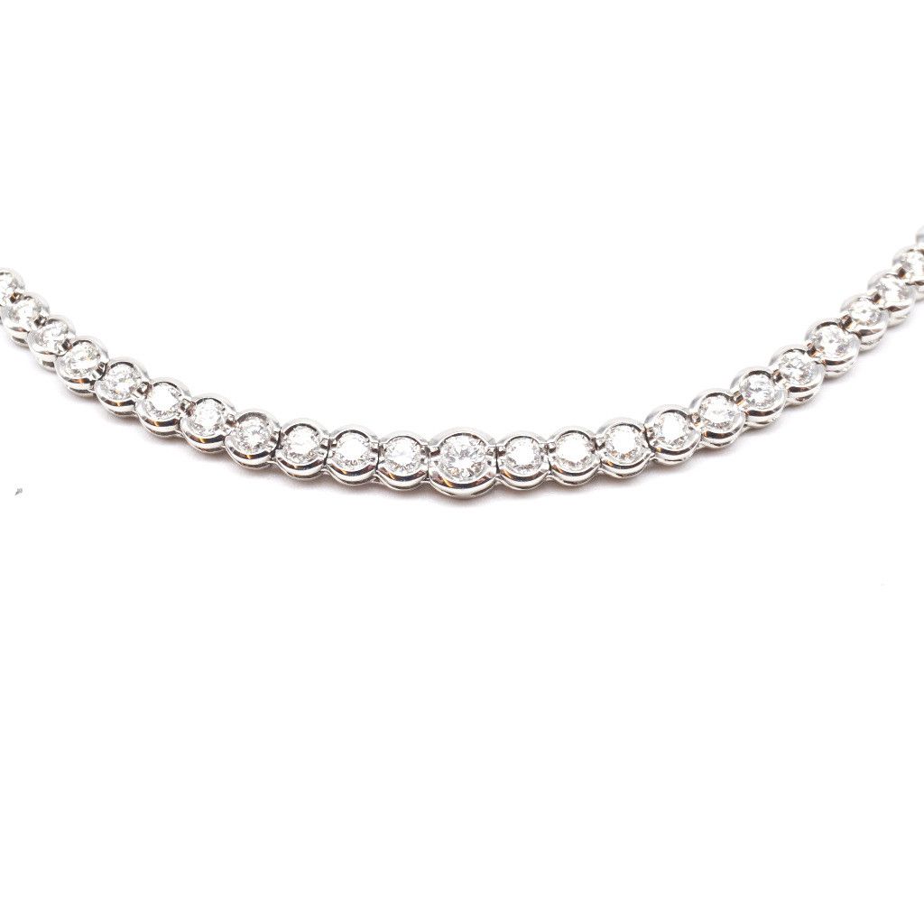 Collana Tennis Circle Diamanti