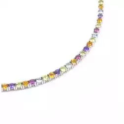 Bracciale tennis multicolor